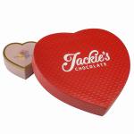 Hard Cardboard Food Paper Gift Box Empty Custom Valentine Heart Chocolate Box