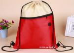 Promotional Printed Drawstring Bags Waterproof Sports Type Polyester With Logo