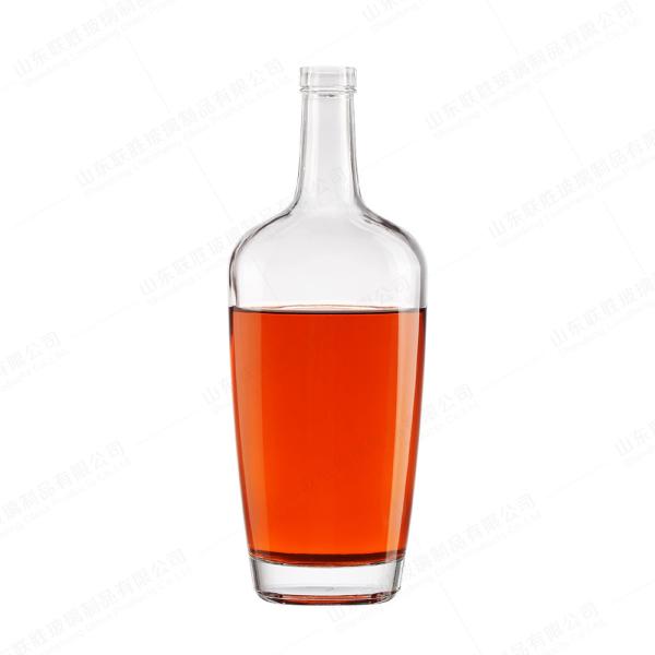 Buy cheap Brandy Vodka Whisky 750ml Glass Bottle with Custom Logo and Rubber Stopper Sealing Type from wholesalers