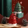 Buy cheap Christmas tree creative water sublimation cup ceramic mug coffee high-value couple sublimation cup from wholesalers