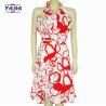Buy cheap Summer elegant sleeveless hot style print girls dresses lady's ladies dinner party t shirt dress in cheap price from wholesalers