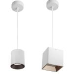 Deluxe Modern Vintage Led Pendant Light With Metal / Glass Shade