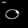 Buy cheap PC Material Bathroom Washable Clear Towel Ring Holder Adhesive ISO9001 160mm Diameter from wholesalers