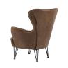 Buy cheap Industrial Unique Top Grian Leather Leisure Chair With Steel Frame from wholesalers