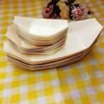 OEM Disposable Bamboo Sushi Boat For Restaurant