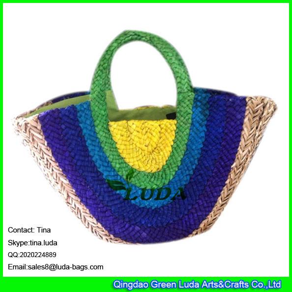 Buy cheap LUDA new 2015 sea grass straw bag women fashion natural colorful tote bag from wholesalers