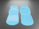 Breathable Yoga Sport Non Slip Grip Socks , Blue Color Anti - Slip Trampoline