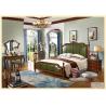 Buy cheap Bedroom Set King Size Leather Wooden Furniture Bed from wholesalers