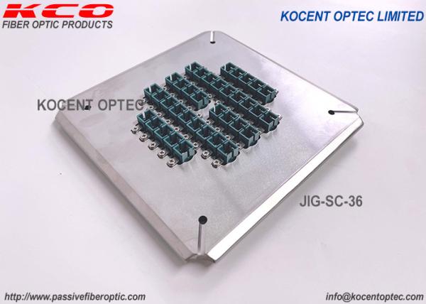 SC UPC APC Fiber Optic Polishing Fixture 36 Positions For Optical Grinding