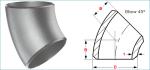 China Factory Price Stainless Steel A403 WP347H 2"-16" SCH40 SCH80 SCH100 Degree