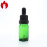Buy cheap 10ml Green Essential Oil Glass Bottle Vial With Plastic Dropper Cap from wholesalers
