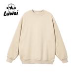 Premium Cut and Sew Oversized Blanket Crew Neck Heavyweight Felpa Essentials