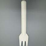 Disposable Paper Fork For Food Sugarcane Pulp Eco-Friendly 100% Biodegradable