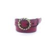 Buy cheap Red Womens Genuine Leather Belt For Jeans Dresses Pants With Braided Design Anti - Brass Buckle from wholesalers