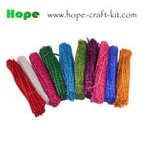 Buy cheap Glitter chenille stems pipe cleaners for children creative DIY craft kit product