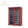 Buy cheap Lockable Dual Zone Wood Frame Electric Wine Cooler Cigar Humidor Cabinet from wholesalers