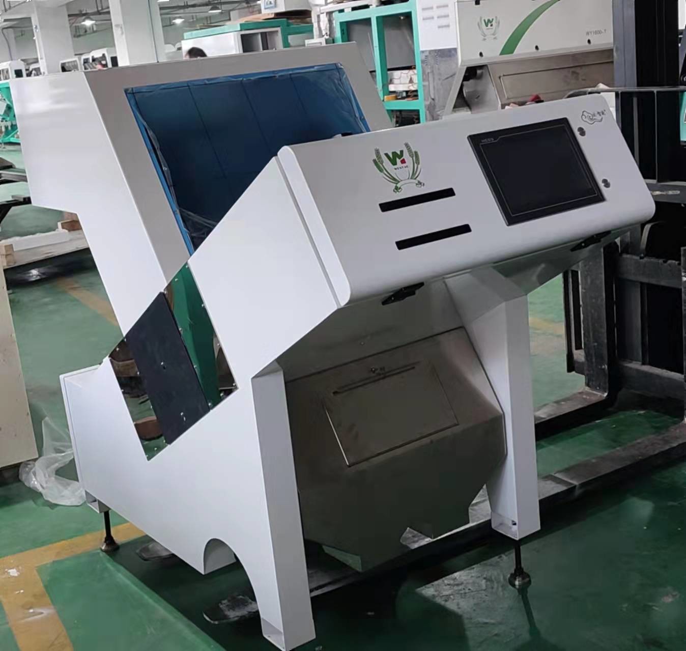One Chute CCD Cameras Rice Sorting Machine High Capacity
