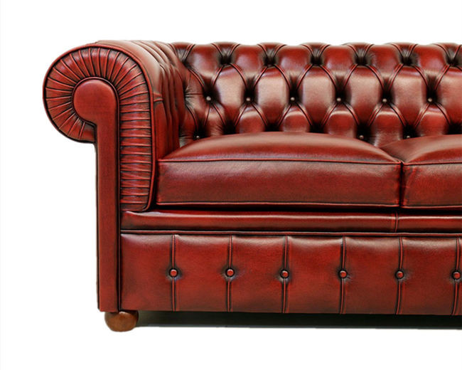 Oxblood Red Antique Leather Chesterfield Sofa With One Two Three four Seater