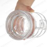 Clear Glass Large Round Bottles 500ml 1000ml 1500ml for Wine Whiskey Vodka