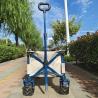 Buy cheap Extended Drawbar Beach Folding Truck Camper PU Wheel Heavy Steel Frame Wide Wheels from wholesalers