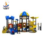 Plastic Amusement Park Play Equipment Commercial Kids Outdoor Playground