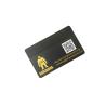 Buy cheap CR80 IC NFC RFID Metal Credit Card Matte Black OEM Logo from wholesalers