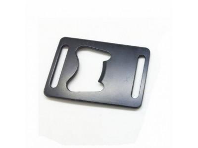 Buy cheap Stainless Steel Lanyard Buckle Accessories Bottle Opener, Custom Stainless Steel Handlwith PVC coating, printed logo from wholesalers