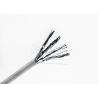 Buy cheap U / FTP 0.58mm Bare Copper Cat6A Lan Cable Gray Jacket Color Customized from wholesalers