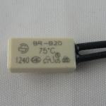 Bimetal Thermostat AC Thermal Protector With Lead Wire UL3266 UL VDE CE KC CQC