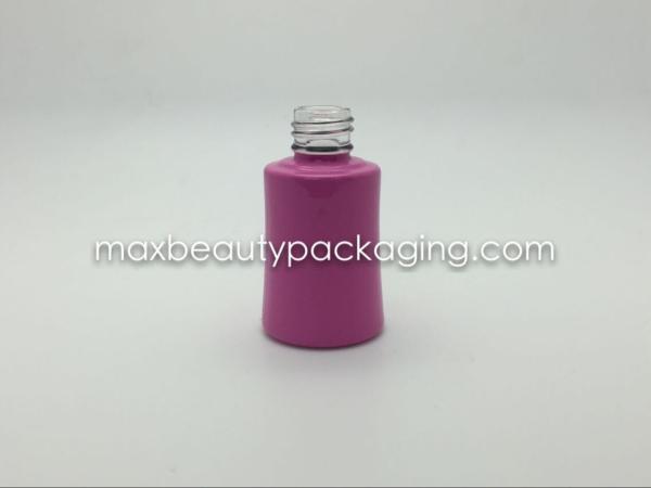 Buy cheap powder coating gel polish bottle double coating different color gel polish bottle nail polish packaging cap and brush from wholesalers