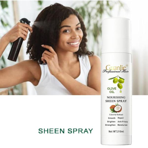 Superior Grade Nourishing Spray For Repairing Frizz Olive Oil Coconut ORS Hair