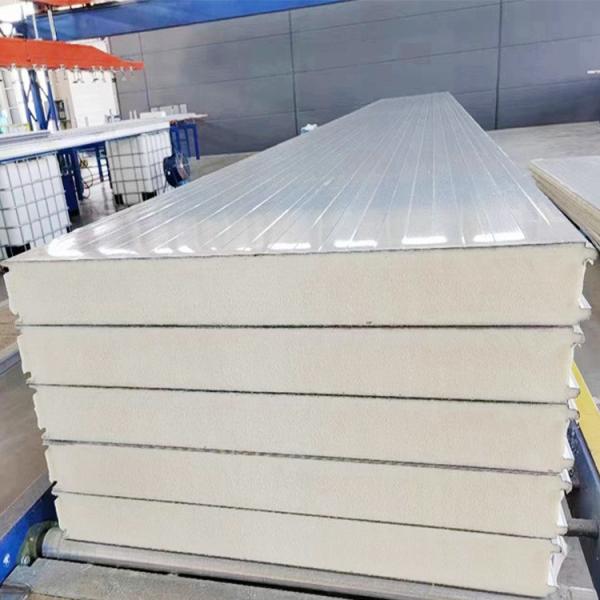 Buy cheap 50mm PU Sandwich Panel Ideal Choice Durable Long-lasting Construction from wholesalers