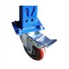 Buy cheap Light Duty Warehouse Storage Shelves Movable Shelving Units With Universal Wheel / Brake from wholesalers