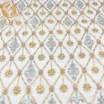 Lovely MDX Decorative Colorful Lace Fabric Handmade Embroidery 140cm Width