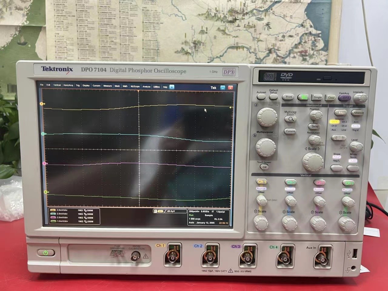 Durable 1GHZ Digital Phosphor Oscilloscope Tektronix DPO7104 Oscilloscope
