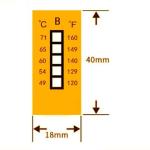 Non Reversible 49-71 ℃ 120-160℉ 5 Temperature Level High Temperature Sensitive