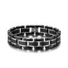 Buy cheap Stainless Steel And Carton Fiber Bracelet Coffee Wood Beaded Men's Jewelry Bracelet from wholesalers