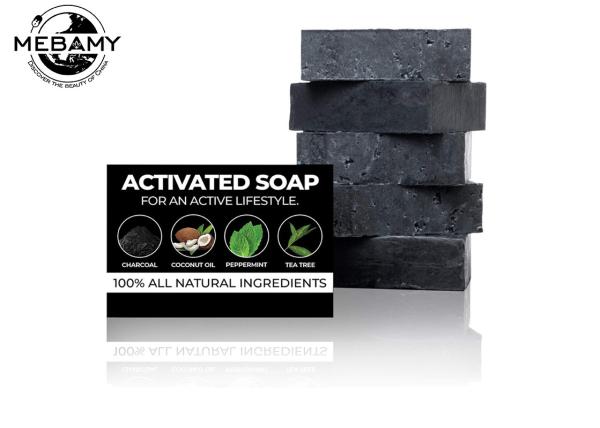 Buy cheap Activated Charcoal Tea Tree Soap Bar Safe On Dry , Oily Or Combination Skin from wholesalers