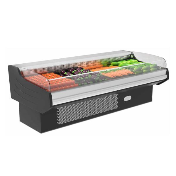 Buy cheap Supermarket top open counter chiller, Fresh meat sushi display cooler showcase from wholesalers