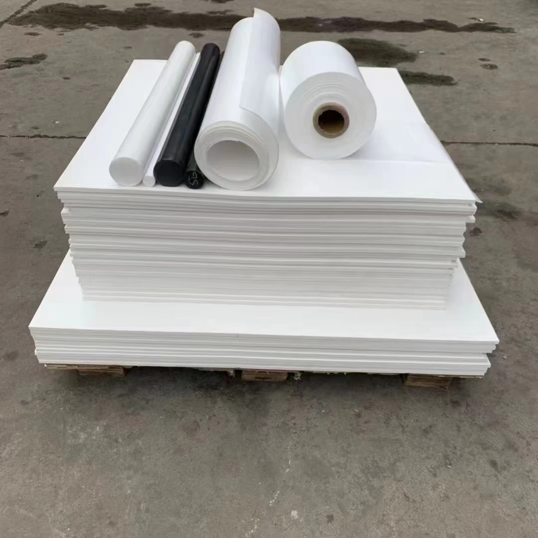 Non Stick Raw Material White 100% Virgin PTFE Sheet Roll expanded ptfe sheet Cutting