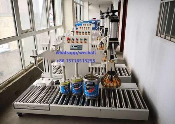 Buy cheap Paint Filling Machine / Paint Bucket Filling Machine With Stainless Steel Filling Nozzle from wholesalers