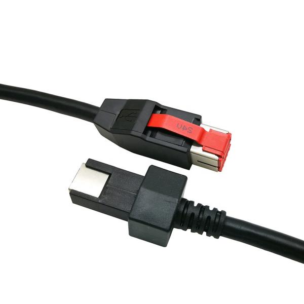 Buy cheap Powered Wireless USB 24V Cable 2x4 Plug Cable For POS Sysyem from wholesalers