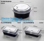 clear disposable high quality plastic packaging food container transparent soup