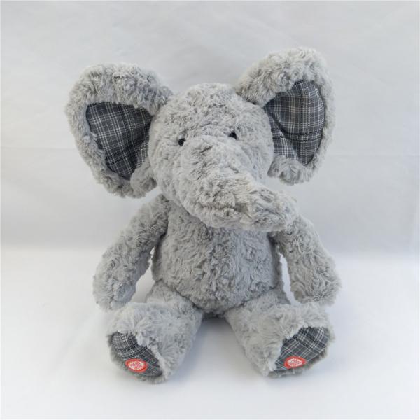 Buy cheap Baby Stuffed Soft Electronic Animal Toys Children Christmas Musical Elephant Toy from wholesalers
