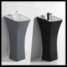 Buy cheap Bathroom Pedestal Sanitary Ware Basin 12L Free Standing Wash Basin from wholesalers