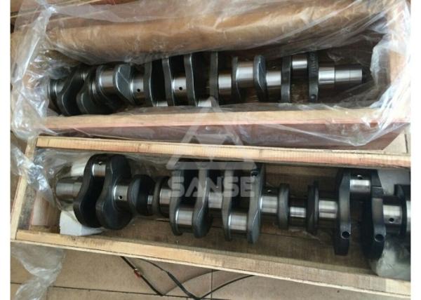 Buy cheap 6D102 Engine Crankshaft , forged steel crankshaft for Komatsu PC200-7 Excavator from wholesalers