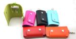 PU leather purse, car keychain purse