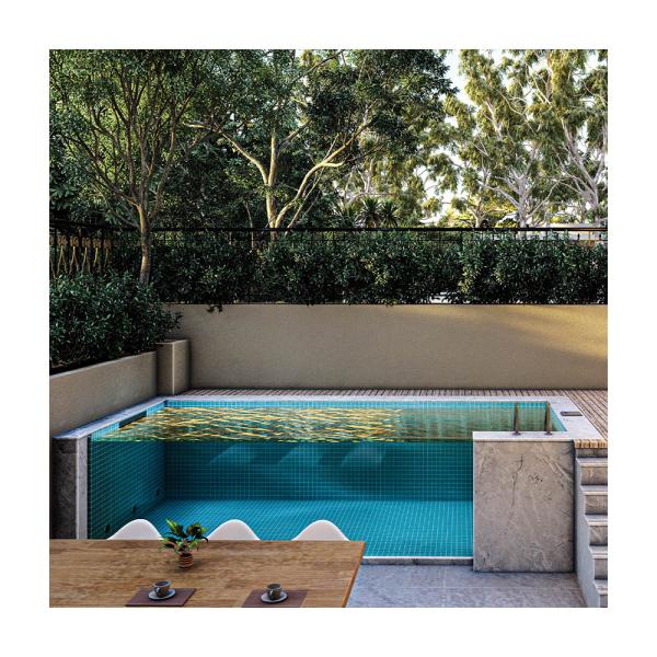Customer's Demand Outdoor Rectangular Pool with Carbon Fiber and Fiberglass