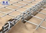 Welded Defensive Barrier Anti - Explosion Wall With Beige Geotextile