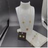 Buy cheap Newest Gold Color Stainless Steel Earring ,Necklace , Bracelet Sets With Green Stone For Lady from wholesalers
